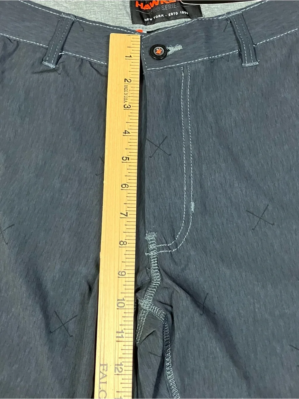 Hawke & Co. Men’s Size 32 Stretch Hybrid Performance Shorts Gray Clubs NWT!